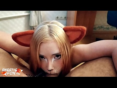 ❤️ Kitsune dîk û kum di devê xwe de dadiqurtîne Pornoya anal li me ❌